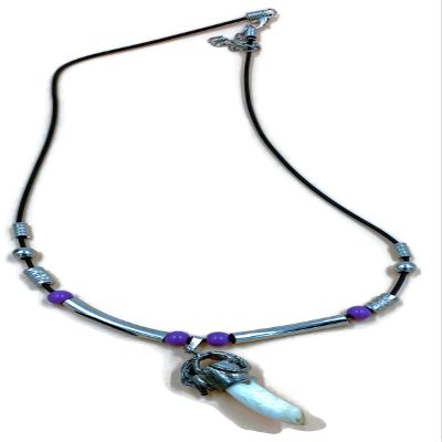 Alligator Tooth Necklace GT29 Gator New Orleans Louisiana Cajun Creole Voodoo Bayou Genuine
