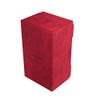 Stronghold 200+ XL Convertible Deck Box | Double-Sleeved | Card Game Protector with Accessories Drawer | Nexofyber Surface | Holds up to 200 Cards | Red Color | Made by Gamegenic (GGS20111ML) view 2