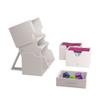 Stronghold 200+ XL Convertible Deck Box | Double-Sleeved | Card Game Protector with Accessories Drawer | Nexofyber Surface | Holds up to 200 Cards | White Color | Made by Gamegenic (GGS20122ML) view 4