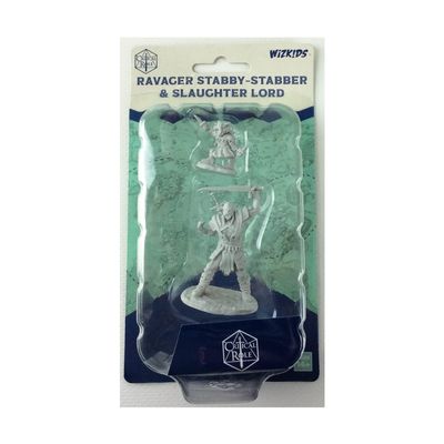 Critical Role Unpainted Miniatures: Ravager Stabby-Stabber & Slaughter Lord