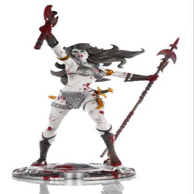 DYNAMIC FORCES RED Sonja 45TH Anniversary Statue B&W BERZERKER Proof