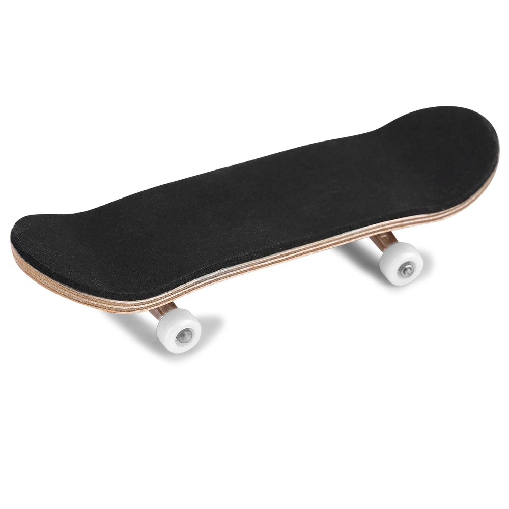Finger Skateboard Fingerboard Gaming Set, 1Pc Solid Maple Wood Mini Fingerboard Ball Bearing Wheels, Professional Mini Skateboard Fingerboard with Storage Case, Finger Gaming Set
