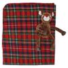 Rudolph The Red-Nosed Reindeer | 13" Holiday Rudolph with 50" x 60" Blanket | Officially Licensed Collectible Plush and Throw Bundle Brown view 2