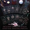 ACELION Original Tarot Card Set with Guide, 78 Pieces of Tarot Cards with Gold foil on The Surface Fortune-Telling Game view 2