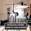 LXBAMKEA Photo Posing Props, Acrylic Display Case Showcase, Clear Shallow Water Tank, Water Ripple Photography Creative Tray, Food Cosmetic Product Shooting Props (Color : Clear, Size : 50x50x10CM) view 2