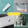 LXBAMKEA Photo Posing Props, Acrylic Display Case Showcase, Clear Shallow Water Tank, Water Ripple Photography Creative Tray, Food Cosmetic Product Shooting Props (Color : Clear, Size : 50x50x10CM) view 4
