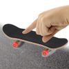 Finger Skateboard Fingerboard Gaming Set, 1Pc Solid Maple Wood Mini Fingerboard Ball Bearing Wheels, Professional Mini Skateboard Fingerboard with Storage Case, Finger Gaming Set view 2