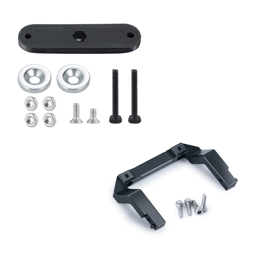 MORLORDY RC Invisible Magnetic Body Shell Mount and Front Bumper Mount for 1/24 RC Crawler SCX24 Upgrades AXI00002 JLU AXI00005 Gladiator AXI00006 Bronco