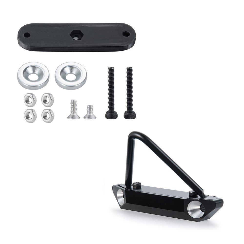 MORLORDY RC Invisible Magnetic Body Shell Mount and Front Bumper for 1/24 RC Crawler SCX24 Upgrades AXI00002 JLU AXI00005 Gladiator