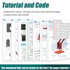 Adeept 5-DOF Robotic Arm Kit Compatible with Raspberry Pi 4 B 3 B+ B A+, Programmable DIY Coding STEM Educational 5 Axis Robot Arm with Python Code and Tutorials(PDF) - Black view 3