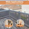 10ft Stair Railing Net Baby Proofing Banister Guard Balcony Safety Netting for Indoor Outdoor, Brown view 4