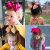 50pcs 6 Inches Large Hair Bows Alligator Clips Grosgrain Ribbon Hair Barrettes Accessories for Toddlers Teens School Girls view 3