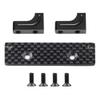 WEFEINO Aluminum Servo Mount Carbon Fiber Servo Fixed Bracket for 1:10 Axial SCX10-AXI03004 Capra view 2
