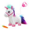 Interactive Unicorn Pet Toy with Leash Remote  Walks, Sits & Eats; Light-Up Horn, Touch & Sound Mode, Comb & Carrot, 3AAA (Not Included), YH YUHUNG Unicorn Gift Toy for Girls Age 4-6 view 1
