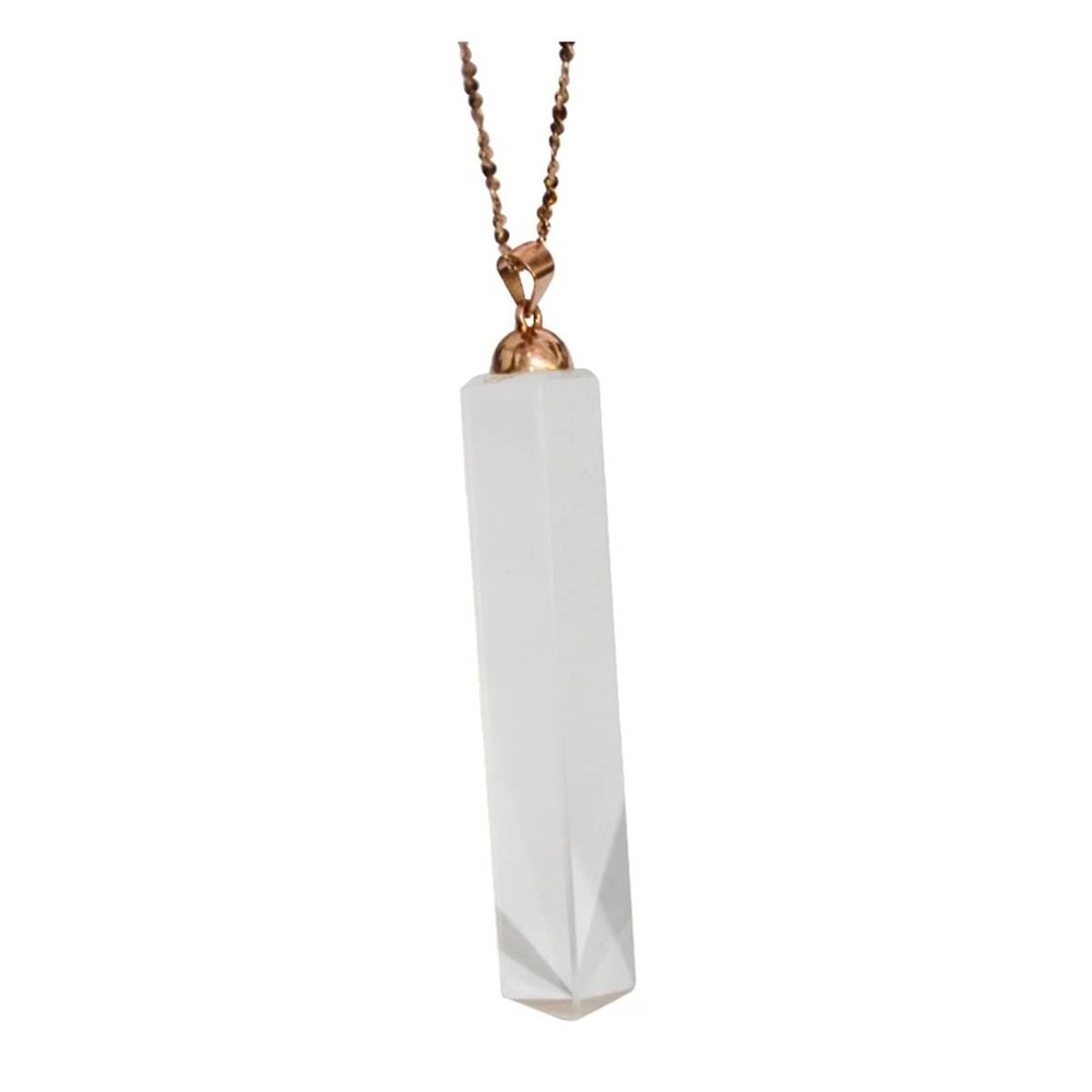 Prisms & Kaleidoscopes Pendant Prism with Necklace Creative Necklace Pendant Science Classroom Optics Kits