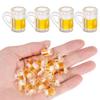 Home Accessories 100pcs Shot Landscape Mini Mug Collectible Model Miniature Accessory Drinking Micro Mugs Beer for Tiny House Decoration Glasses Plastic Cups Home Decor view 3