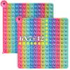 AK-SHIP Doubled Side Macaron Multiplication Game and Addition Numbers POP Fidget Math Toys, Create Various Math Operations, Stress Relief Fidget Learning Game Fidget Math Toys 1 Piece view 1