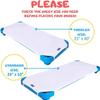 Burgundy Pack of 12 ( Size 22" x 40" ) Daycare Cot Sheets Fitted Sheets Pre-School Cot Sheet Nap Sheet for Boys/Girls Corner Elastic Loops Toddler 800 TC view 4