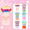 Miunana 27 Pcs Doll Suitcase Luggage Travel Clothes and Accessories for 6 inch Dolls , Including 1 Suitcase 6 Clothes 1 Glasses 19 Travel Accessories view 4