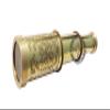 Brass Marine Handheld Spyglass Brass Telescope Binoculars with Leather Box 6 inch Best for Gift Item view 2