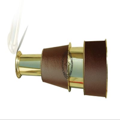 Antique Brass Telescope Marine Handheld Spyglass Brass Binoculars 8 Inch Best for Gift