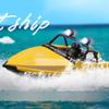 Ssccgym Wl917 Remote Control Jet Boat Competitive RC Boat with led Lights Speed Built-in Propeller Speedboat Toy Barrier-Free Water Jet Running on Lake Pool for Boys Kids Children view 2