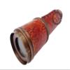 Antique Marine Handheld Spyglass Brass Telescope Binoculars Telescope 17.5-inches with Leather Box Best for Gift view 3
