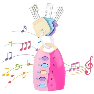 FILFEEL Remote Car Baby Toy, Baby Musical Toy Remote, Musical Car Keys (Not Included Battery)(10 X 6cm)