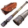 Brass Antique Marine Handheld Spyglass Telescope Binoculars 15-inches with Leather Box Best for Gift view 1