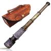 Brass Antique Marine Handheld Spyglass Telescope Binoculars 15-inches with Leather Box Best for Gift view 4