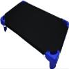 Black Pack of 12 ( Size 23" x 52" ) Daycare Cot Sheets Fitted Sheets Pre-School Cot Sheet Nap Sheet for Boys/Girls Corner Elastic Loops Toddler 800 TC view 1