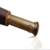 Antique Vintage Brass Telescope Marine Handheld Spyglass Brass Binoculars 8 Inch Best for Gift view 2