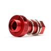 Aluminum Servo Saver Tube with Clamping Nut for Arrma 1/8 Kraton 6s Senton Talion Typhon 1/7 Infraction Mojave Upgrades Parts(Red) view 3