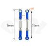Aluminum Turnbuckles Camber Link Rod Ends Sets for 1/10 Slash 2WD 4X4/Hoss 2WD 4X4/Rustler 2WD 4X4/Stampede 2WD 4X4 Upgrade Parts RC Truck 7pcs/Set(Navy Blue) view 3