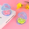 Accmor Pacifier Case, Pacifier Holder Case, Pacifier Container for Travel, BPA Free,Transparent Blue, 2 Pack view 3