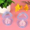 Accmor Pacifier Case, Pacifier Holder Case, Pacifier Container for Travel, BPA Free,Transparent Blue, 2 Pack view 4