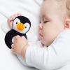Doindute Baby Penguin Soft Rattle Toy, Penguin Plush Infant Shaker Rattle Easy-Grasp Stuffed Animal Toy, Gifts for Newborns Babies Toddlers Boys Girls, Black&White, 5 Inches view 4