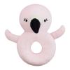 Doindute Baby Flamingo Soft Rattle Toy, Flamingo Plush Infant Shaker Rattle Easy-Grasp Stuffed Animal Toy, Gifts for Newborns Babies Toddlers Boys Girls, Pink, 5 Inches view 1