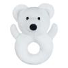 Doindute Baby Polar Bear Soft Rattle Toy, Polar Bear Plush Infant Shaker Rattle Easy-Grasp Stuffed Animal Toy, Gifts for Newborns Babies Toddlers Boys Girls, White, 5 Inches view 1