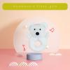 Doindute Baby Polar Bear Soft Rattle Toy, Polar Bear Plush Infant Shaker Rattle Easy-Grasp Stuffed Animal Toy, Gifts for Newborns Babies Toddlers Boys Girls, White, 5 Inches view 3