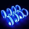 KIRALUMI 8 PCS LED Glow Bracelets, Light Up Wristbands - Halloween Glow in The Dark Party Bracelets Favors Supplies for Christmas, Concerts, Festivals, Game Prizes, Sports, Rave AccessoriesBlue view 1