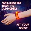 KIRALUMI 8 PCS LED Glow Bracelets, Light Up Wristbands - Glow in The Dark Party Bracelets Favors Supplies for Christmas, Concerts, Festivals, Game Prizes, Sports, Rave Accessories view 3
