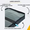 Card Guardian - 4 Pocket Premium Binder for 160 Cards (Teal) | Zipper Closure and Side Loaded Pockets | Compatible with Trading & Sports Cards including Magic the Gathering, Yugioh, Baseball Cards view 3