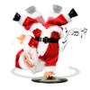 Gfilay Inverted Rotating Dancing and Singing Santa Claus Plush Toy,Electric Santa Animated Christmas Decorations for Kids view 1