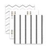SwaddleDesigns Cotton Muslin Swaddle Blankets for Baby Boy & Baby Girl, Neutral Receiving Blankets for Newborn, Baby Registry & Gift, 46 x 46 inches, Gold & Black Pearl with Gold Shimmer, Set of 3 view 2