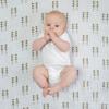 SwaddleDesigns Cotton Muslin Swaddle Blankets for Baby Boy & Baby Girl, Neutral Receiving Blankets for Newborn, Baby Registry & Gift, 46 x 46 inches, Gold & Black Pearl with Gold Shimmer, Set of 3 view 4