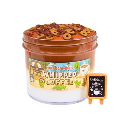 Whipped Coffee Slime (SCENTED) | Handmade Slime | Hippocampe Slimes (8OZ)
