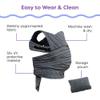 Boppy ComfyFit Adjustable Baby Carrier, 8-35lbs, Heathered Gray, Hybrid Carrier, Newborn to Toddler with Adjustable Straps & Comfort of A Baby Wrap view 4