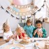 Horse Birthday Decorations  Happy Birthday Burlap Banner  Felt Horse Garland and Pennant Banner  Western Party Decorations - Horse Party Supplies view 4