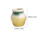 Mini Ceramic Set of 6, Assorted Colors, Ideal for Dollhouse Decoration, DIY Crafting, and Miniature Garden Display, 0.86 X 0.86 X 0.59 Inch, Lifelike and Durable view 4